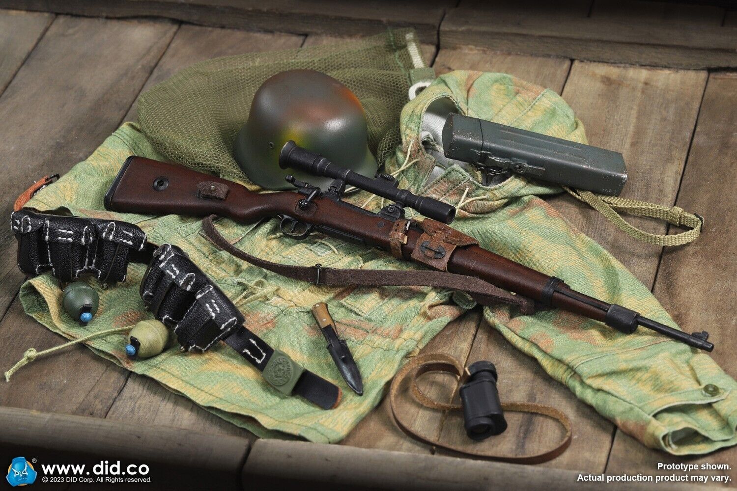 1:6 Scale DiD WWII German Wehrmacht Heer Sniper Wolfgang 12" Figure D80163