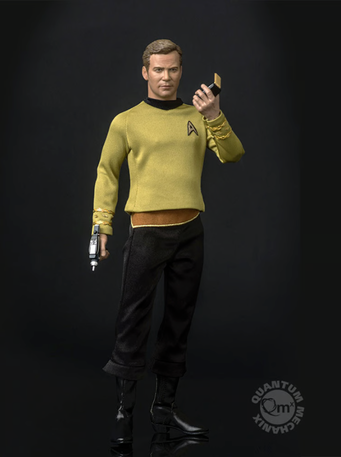 1:6 scale QMX Quantum Mechanix Star Trek Captain Kirk 12" Figure STR-0071T