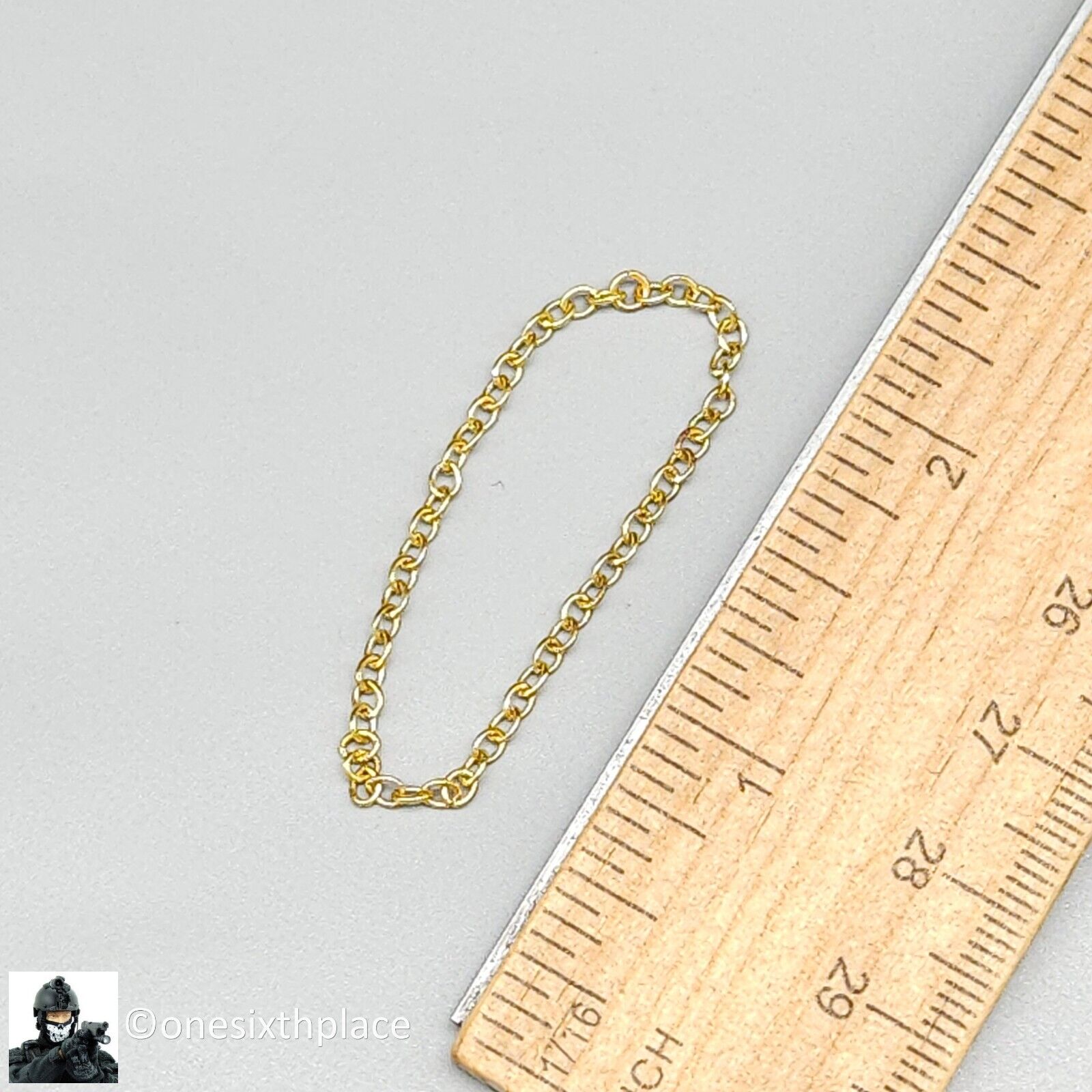 1:6 scale DamToys Gangster's Kingdom Diamond Angelo Gold Chain Necklace