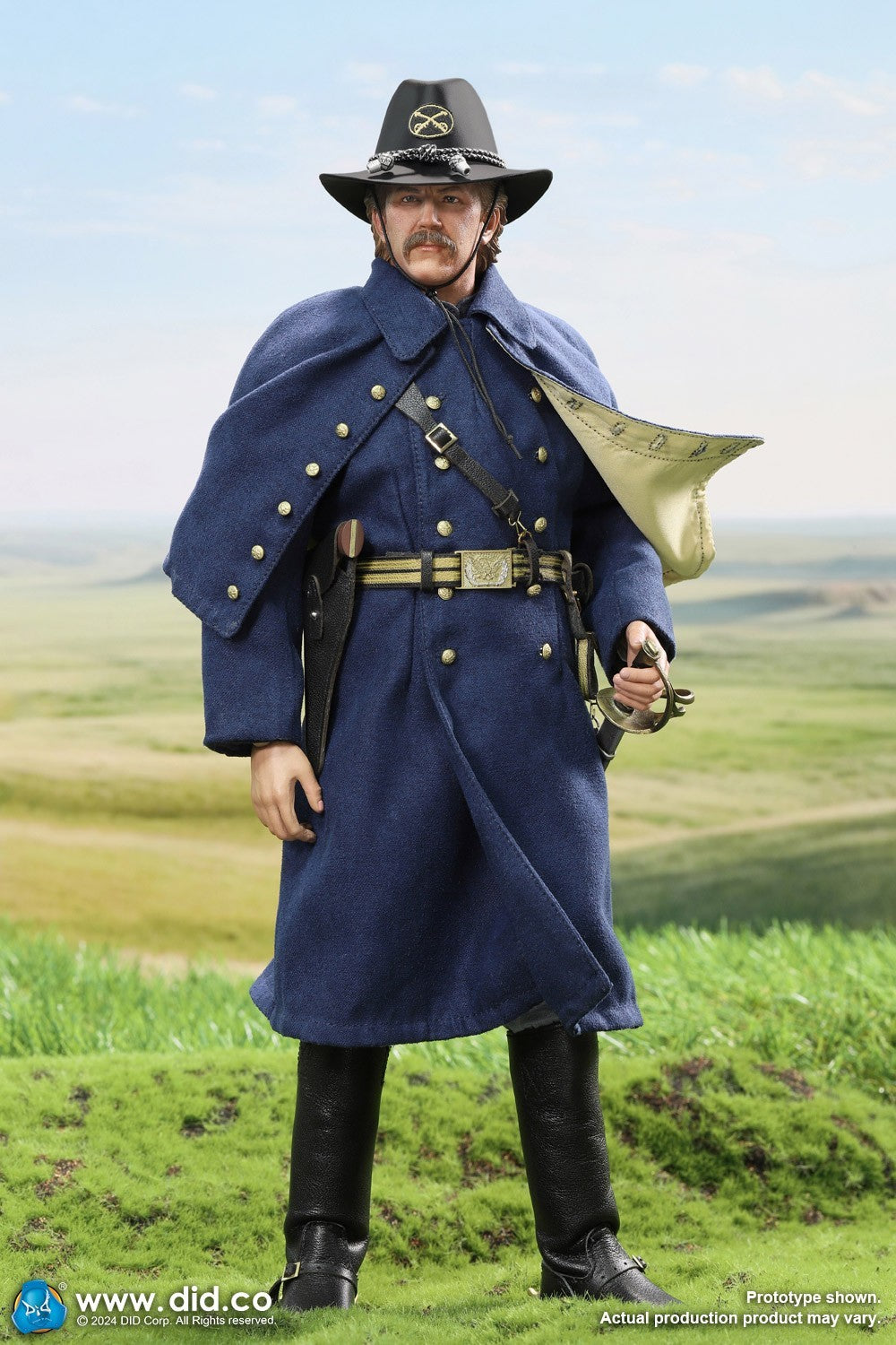 1:6 Scale DiD US Civil War Union Army Lieutenant John Dunbar 12" Figure NS80175