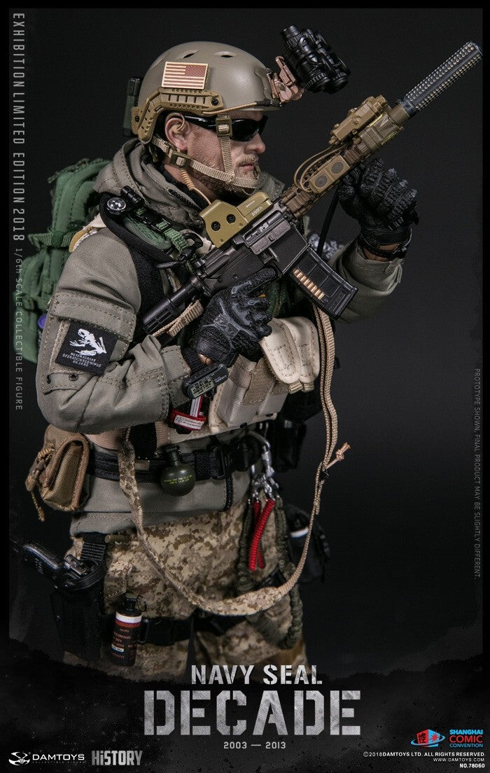 1:6 scale DamToys Decade of Navy SEALs Rifle M3X Gun Light for 12" Figures