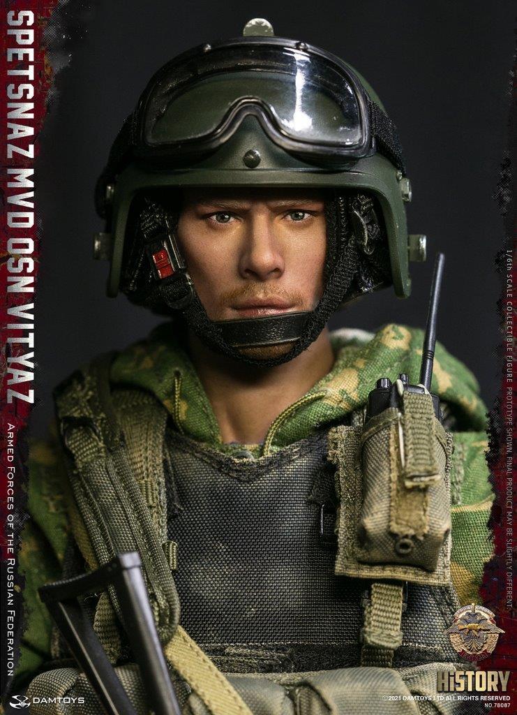 1:6 DamToys Russian Spetsnaz Vityaz Male Head Sculpt for 12" GI Joe Dragon Body