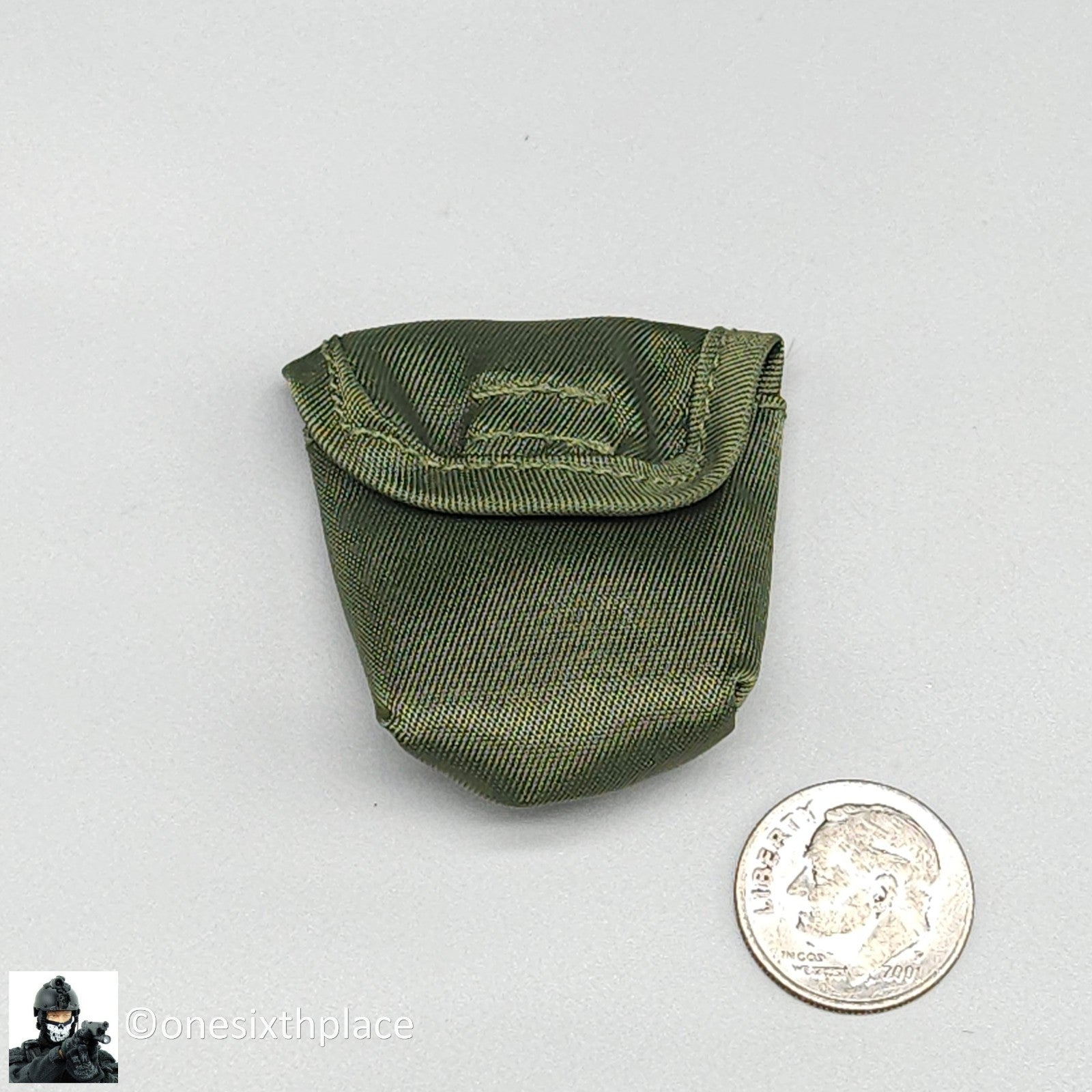 1:6 scale Dragon OD Green SAW Ammo Utility Belt Pouch for 12" Figures