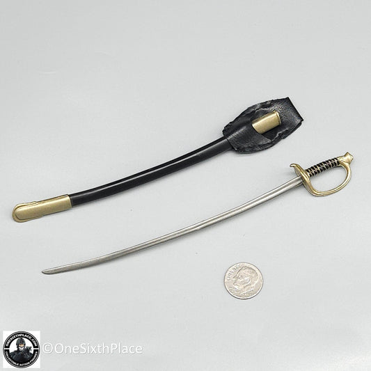 1:6 scale Sideshow USMC Gunnery Sgt. R Lee Ermey Sword & Scabbard for 12" Figure