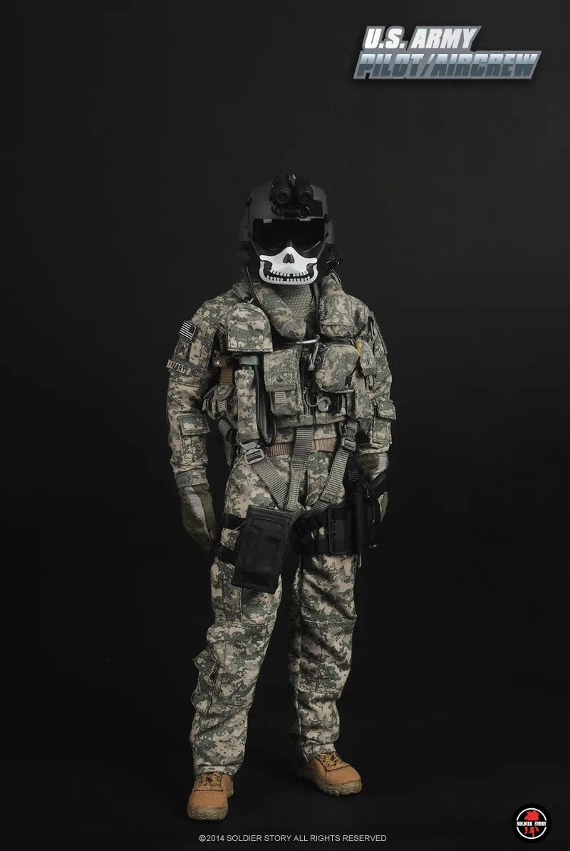 1:6 scale Soldier Story US Army Aircrew Pilot Steamlight Flashlight 12" Figures