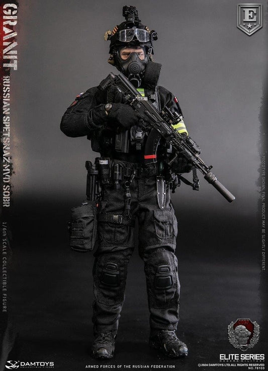 1:6 scale DamToys Russian Spetsnaz MVD SOBR GRANIT 12" Figure 78103