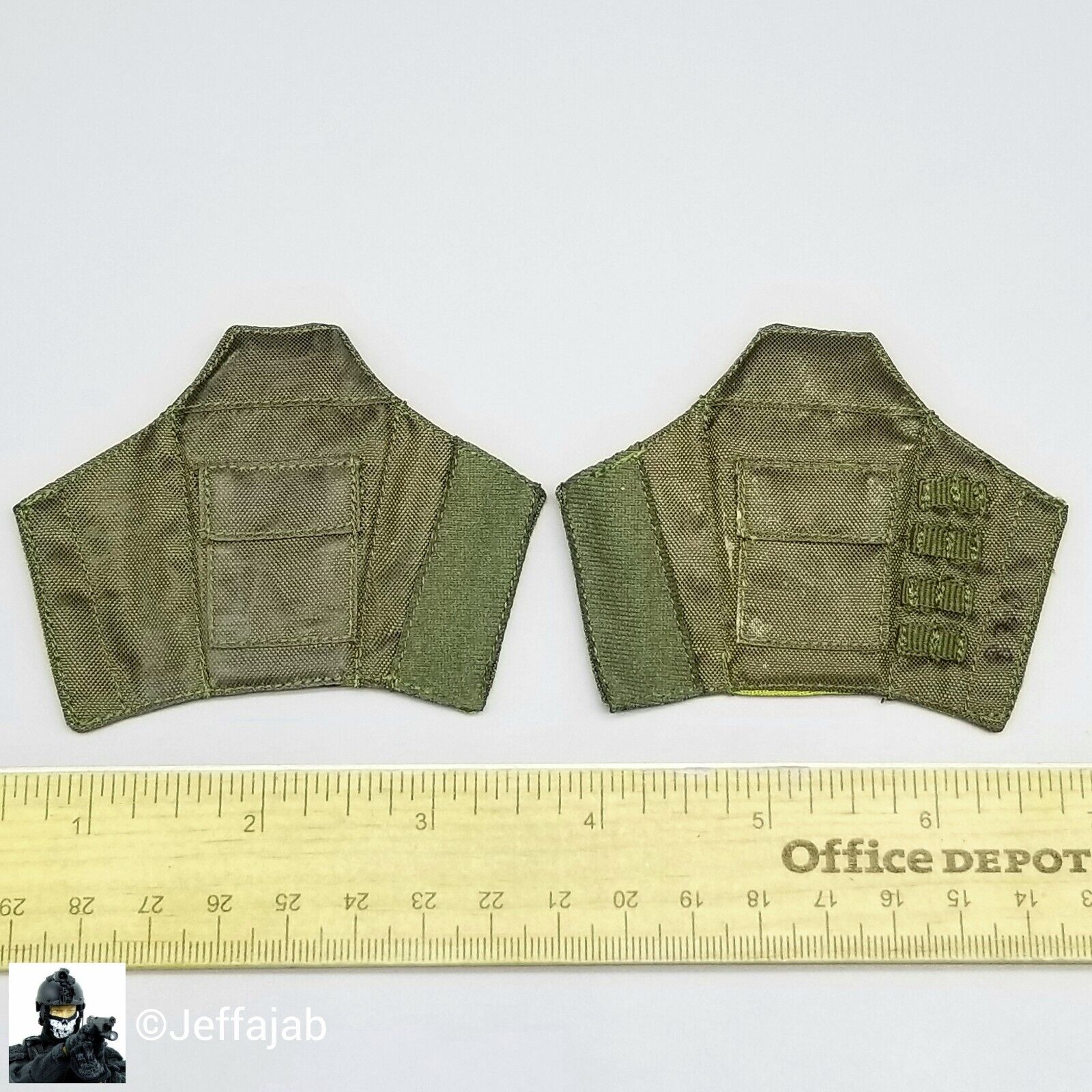 1:6 Easy & Simple CBI Enforcer Corps Yuri Ballistic Arm Pads for 12" GI Joe 