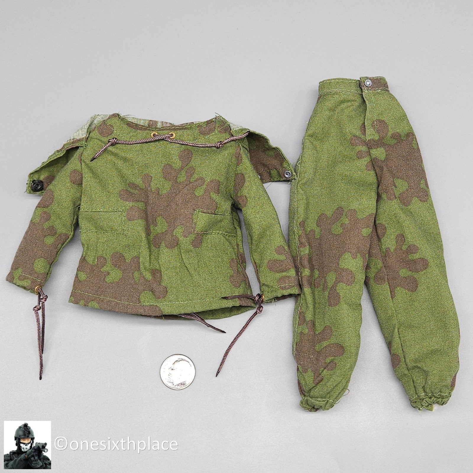 1:6 Dragon WWII Russian Female Sniper Svetlana Camo Uniform for 12" Figures