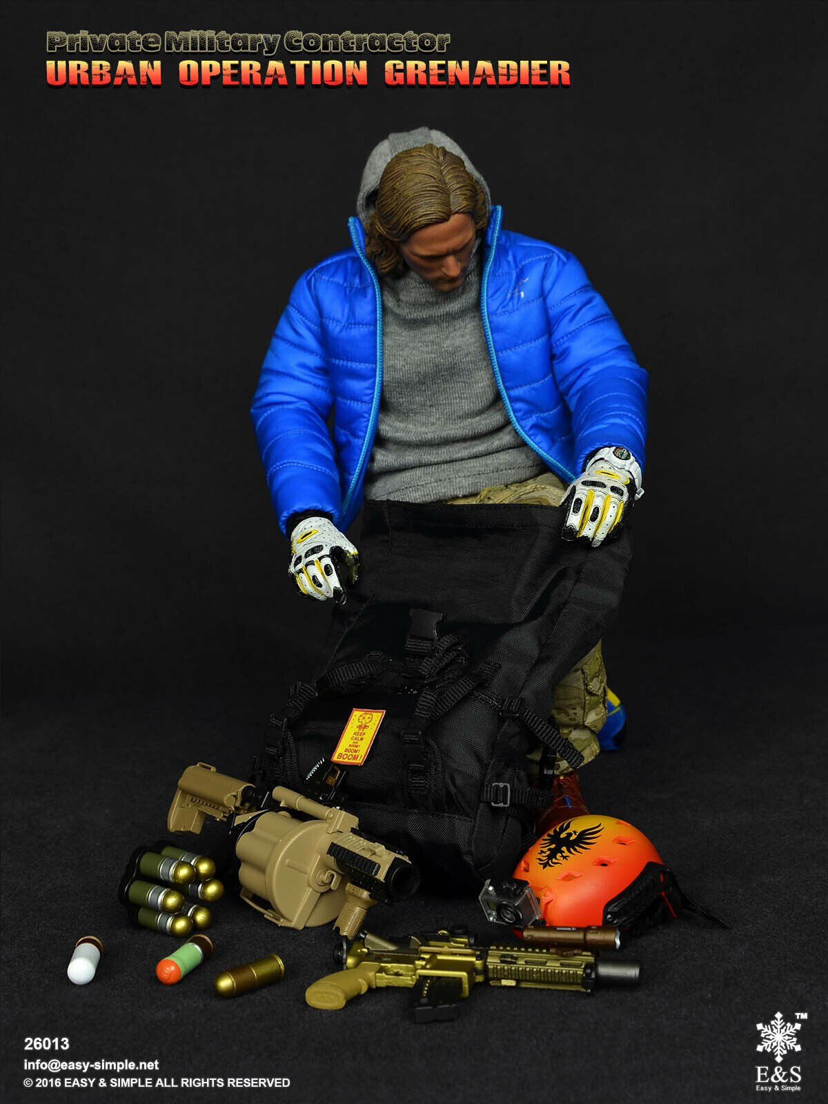 1:6 scale Easy & Simple PMC Urban Operation Grenadier 12" Action Figure 26013