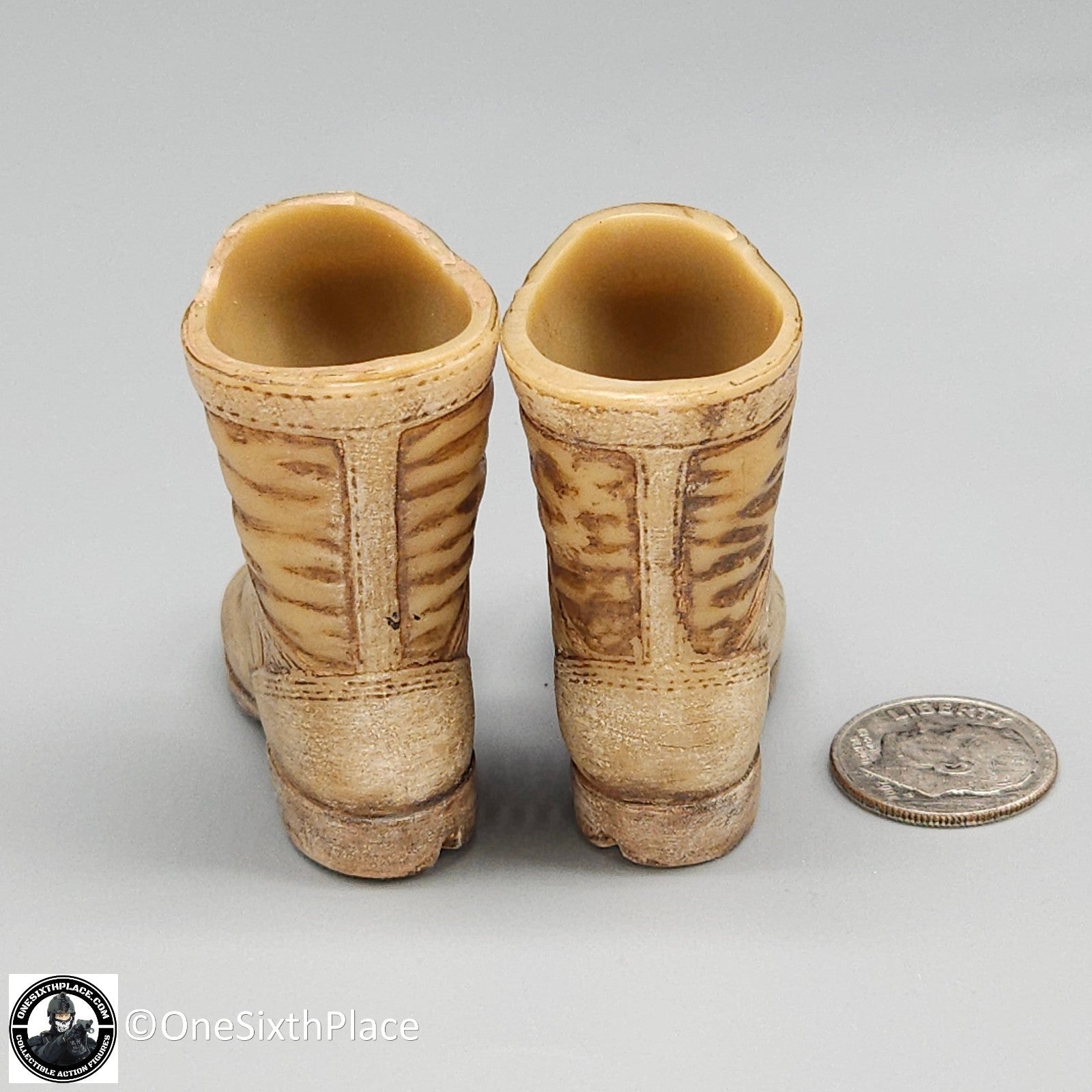 1:6 scale Ultimate Soldier Basic Desert Combat Boots (Foot Type) for 12" Figures