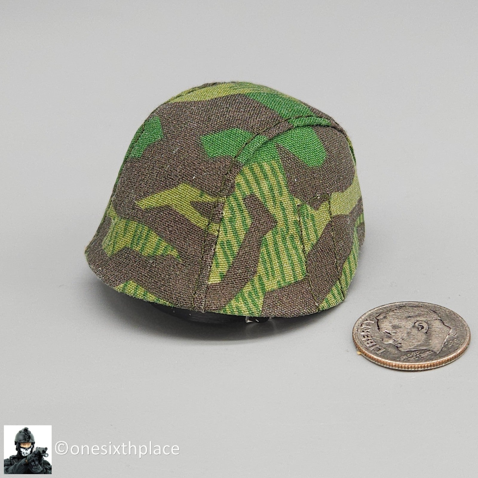 1:6 scale Ultimate Soldier WWII German NCO Splinter Camo Helmet for 12" Figures