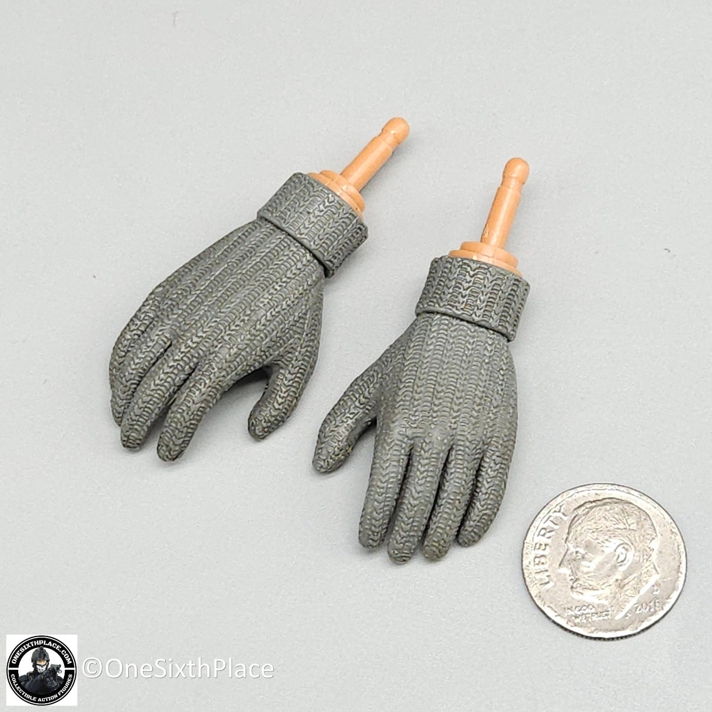 1:6 Dragon WWII German Winter Gloved Bendy Hands for 12" Figures