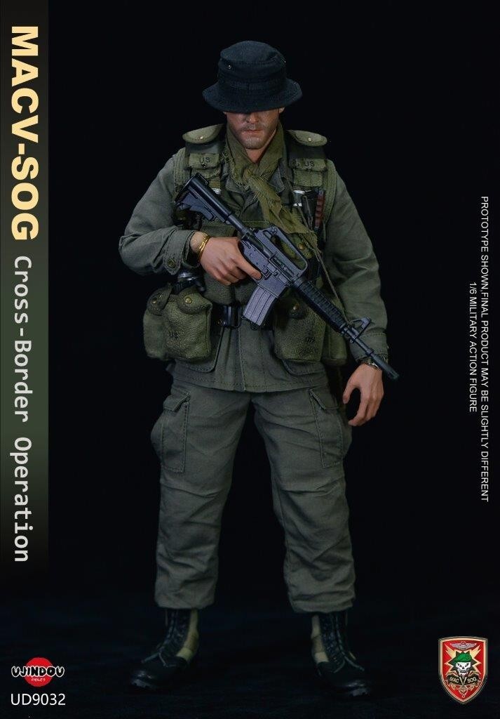 1:6 scale Ujindou Vietnam Cross-Border Operation Male Nude Body for 12" Figures