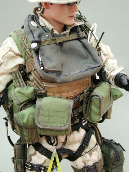 1:6 scale Hot Toys US Navy SEAL Water Edge Operation MK43 Mod0 Gunner 12" Figure