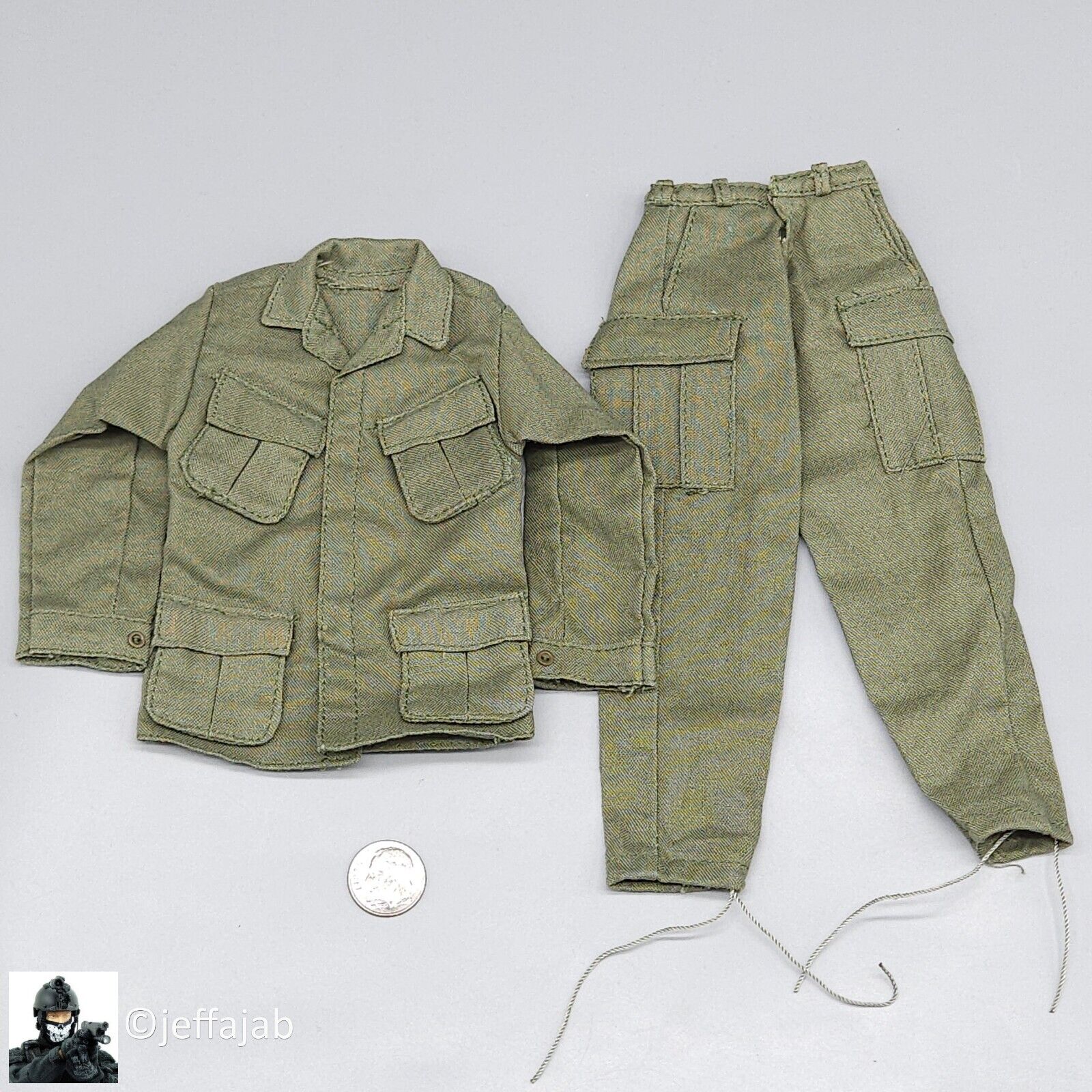 1:6 Dragon Vietnam US Tropical Combat Uniform for 12" Figures