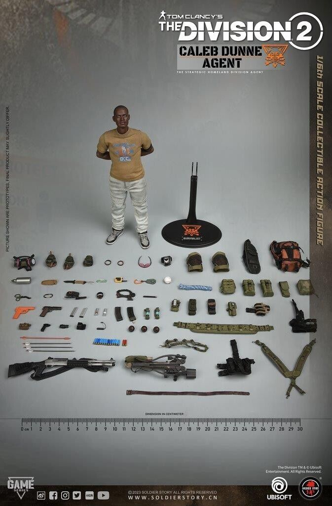 1:6 Soldier Story The Division 2 Agent Caleb Dunne 12" Figure SS=G008