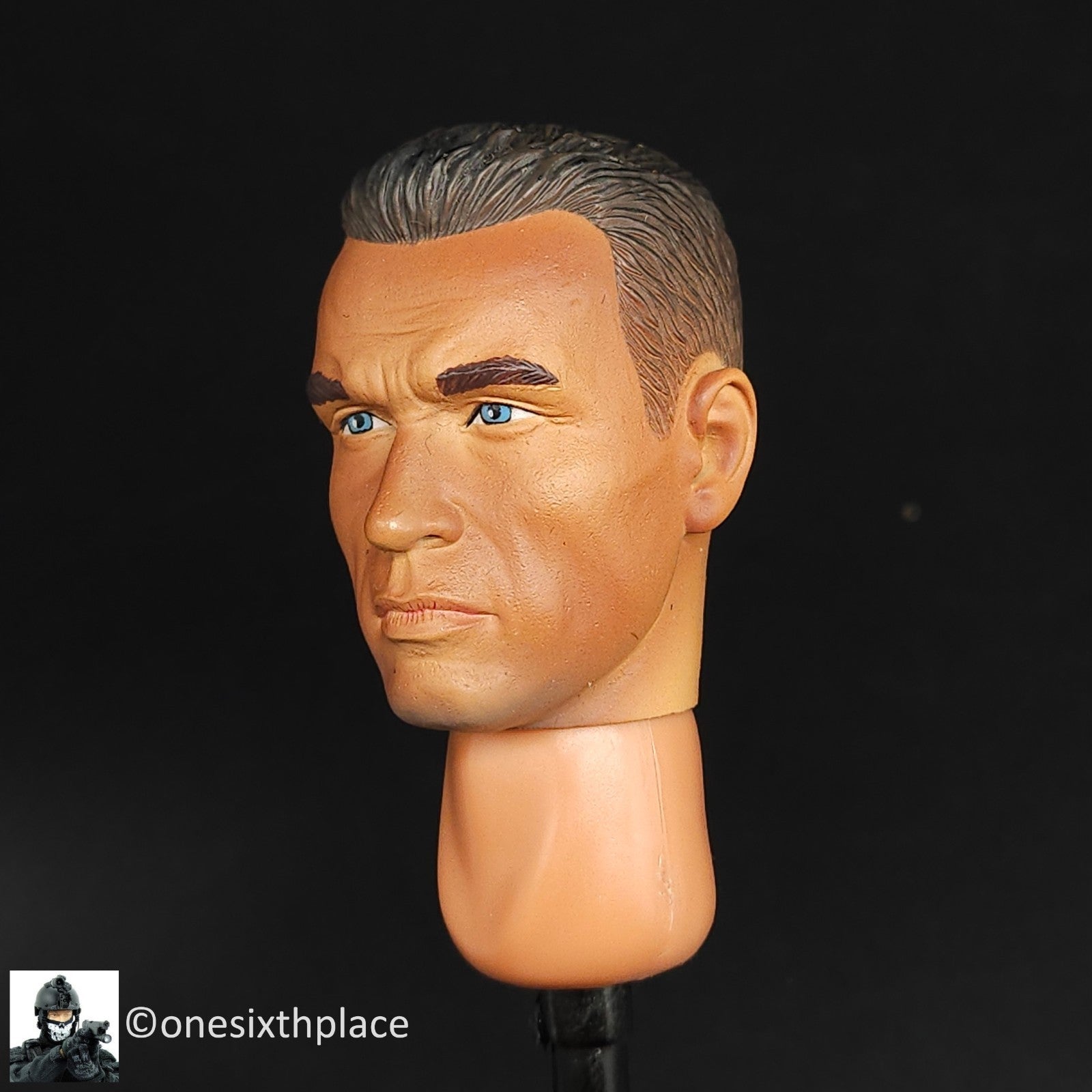 1:6 BBI Elite Force Bodybuilder Arnold Male Head Sculpt USED READ for 12" Figure