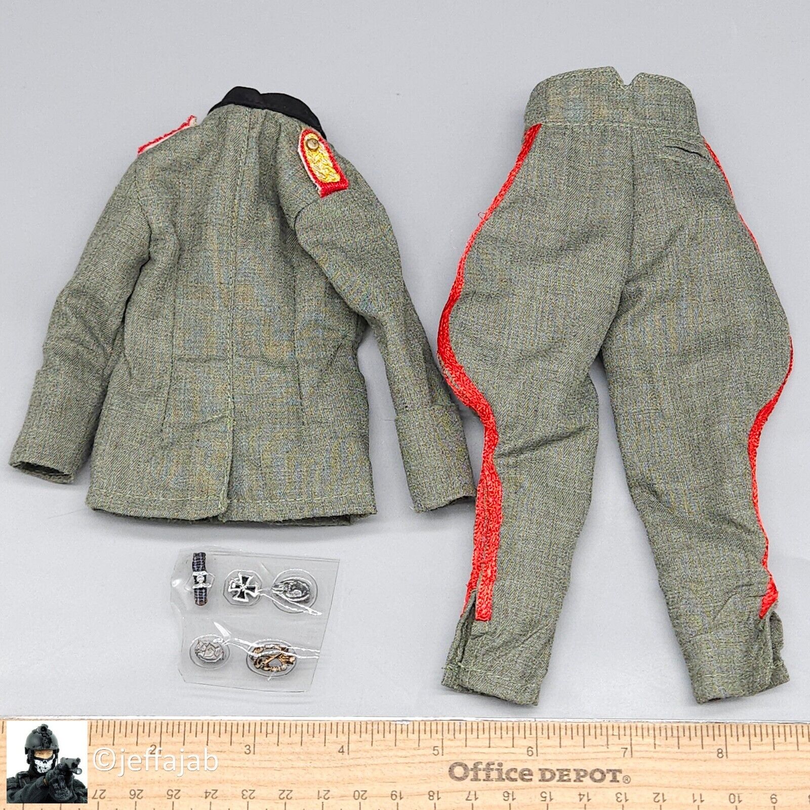 1:6 Weekend of Heroes 2002 Wehrmacht General Uniform for 12" Figures Dragon