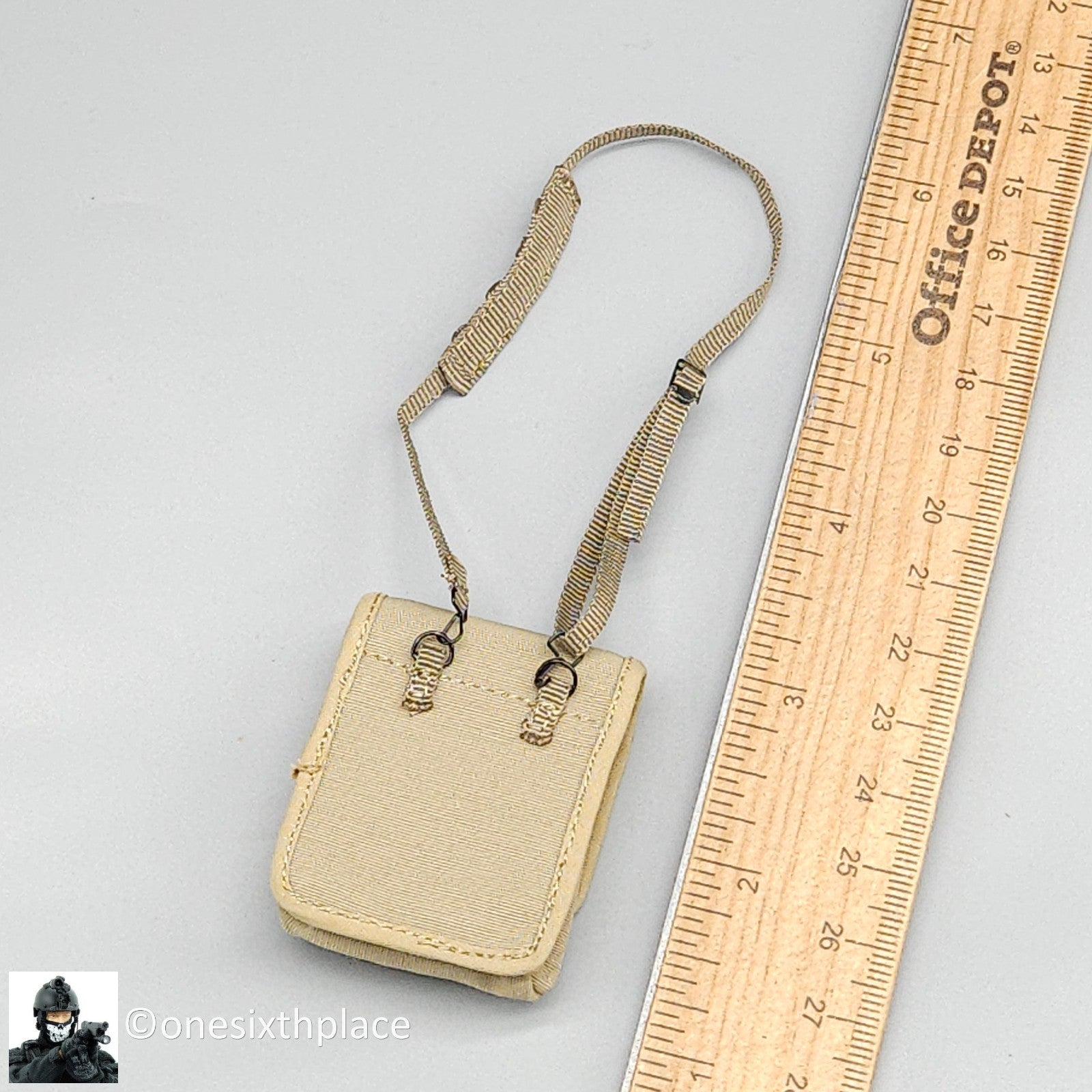 1:6 Facepool WWII USMC Snafu Map Case Pouch for 12" Figures