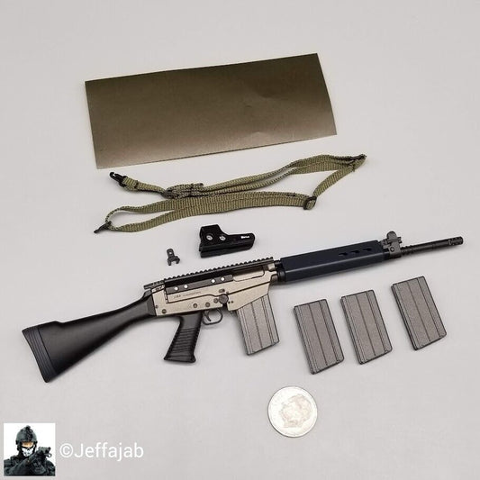 1:6 Easy & Simple PMC Urban Operation Sniper DSA SA58 Rifle for 12" Figures