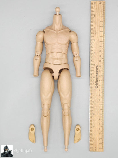 1:6 Easy & Simple MK3Mod2 Male Nude Body NEW STYLE for 12" Figures