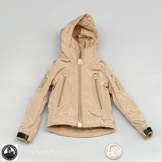 1:6 scale Female Tan PCU Tactical Jacket for 12" Figures