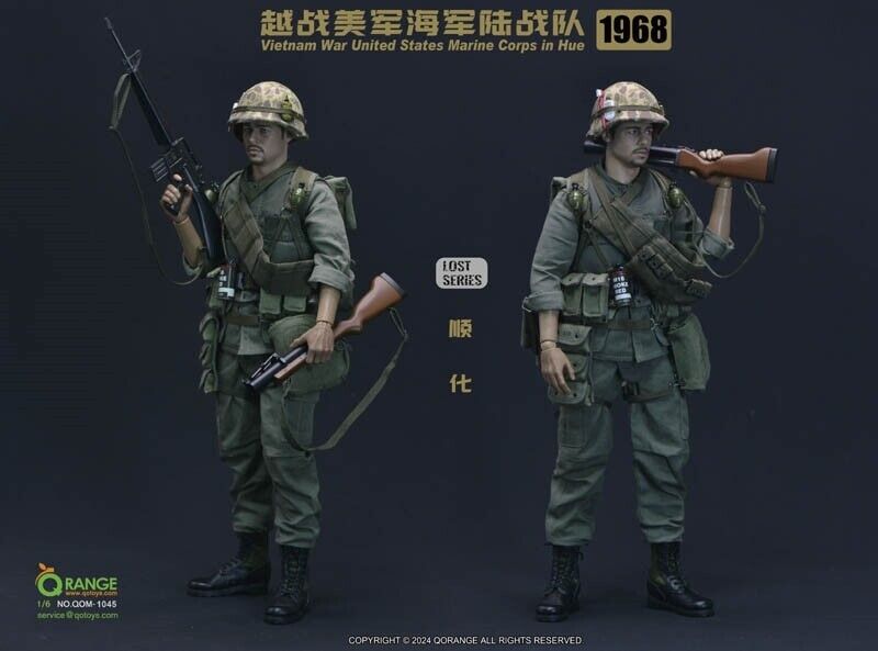 1:6 scale QOrange Vietnam War US Marine Corps in Hue 1968 40mm Grenade Bandolier