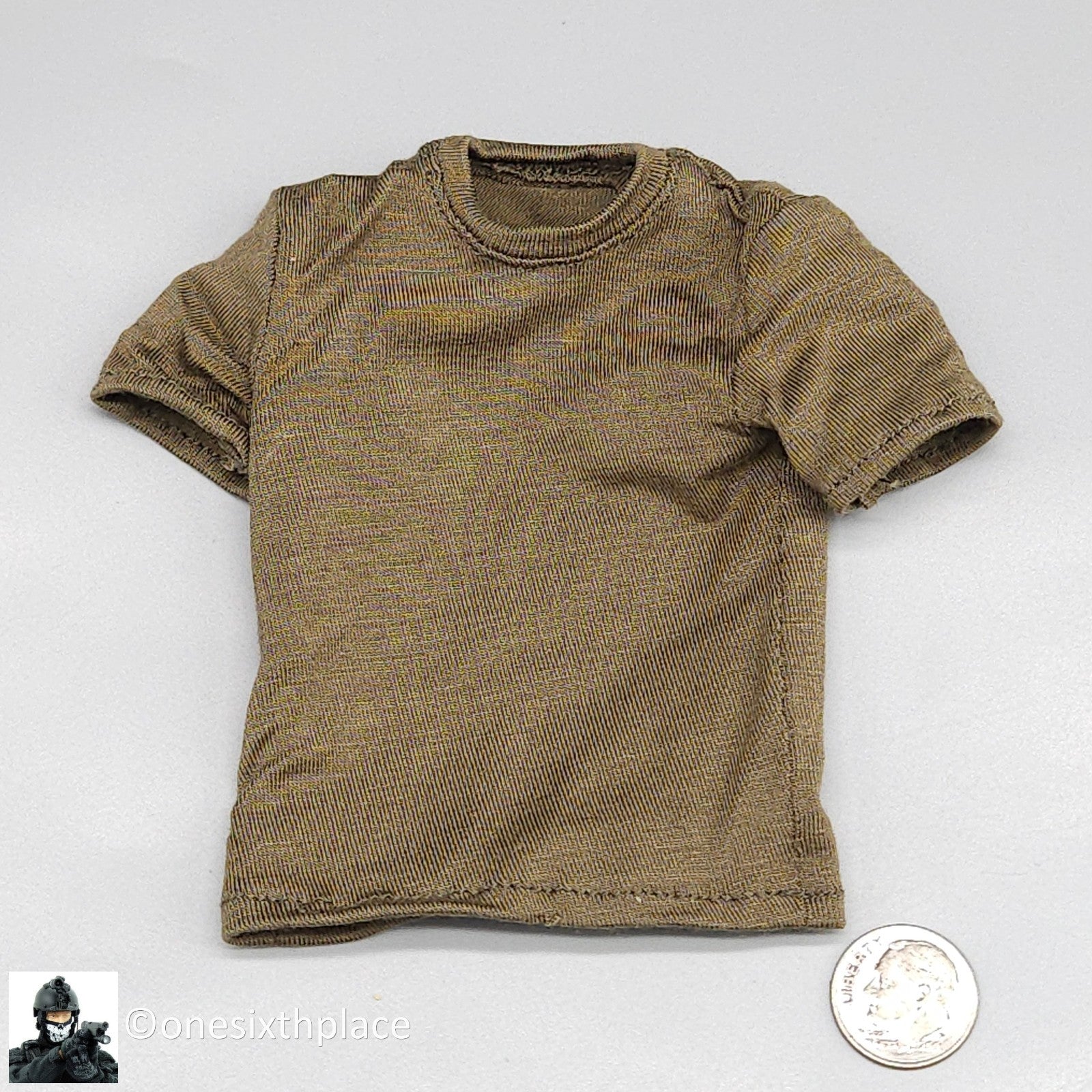 1:6 Ujindou Vietnam US Army 25th Infantry Division OD Green T-Shirt 12" Figures