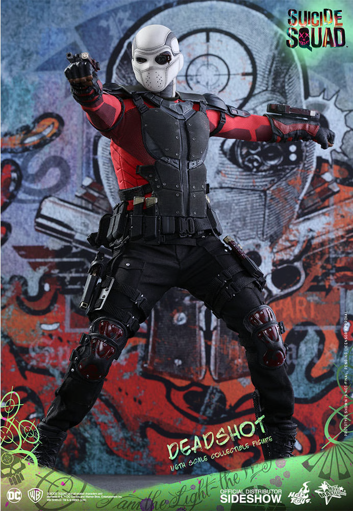 1:6 scale Hot Toys Deadshot Head Sculpt for 12" Figures MMS381