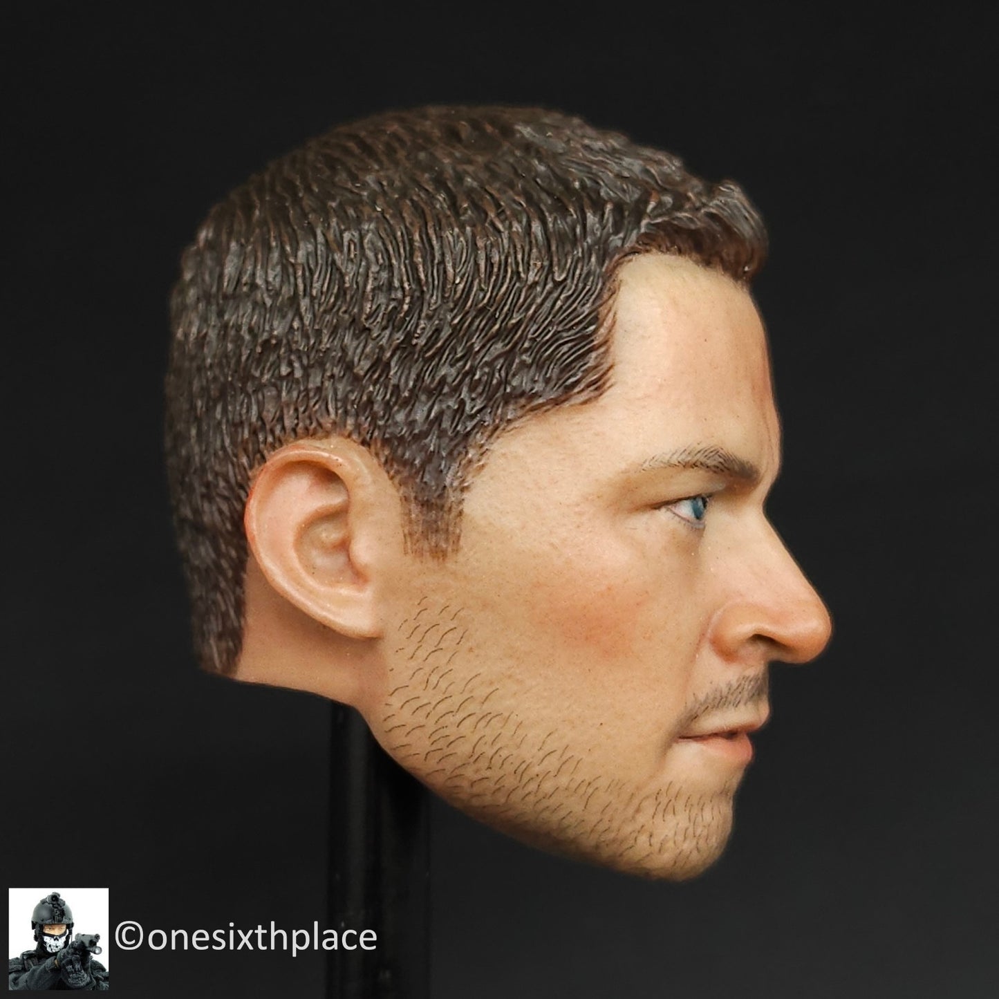 1:6 scale Soldier Story Marine Raiders Male Head Sculpt for 12" Figures