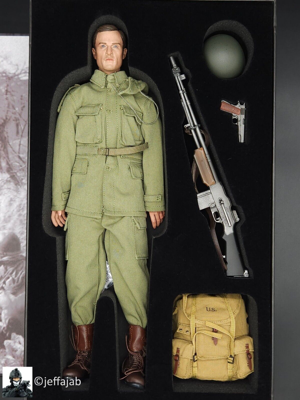 1:6 scale Ujindou WWII First Special Service Force BAR Gunner 12" Figure