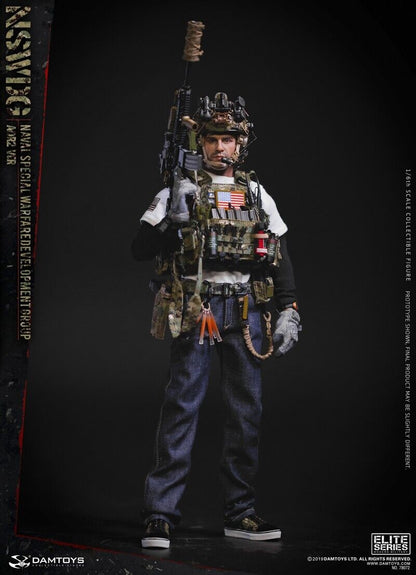 1:6 DamToys NSWDG AOR2 Version Operation Red Wings Black T-Shirt for 12" Figures