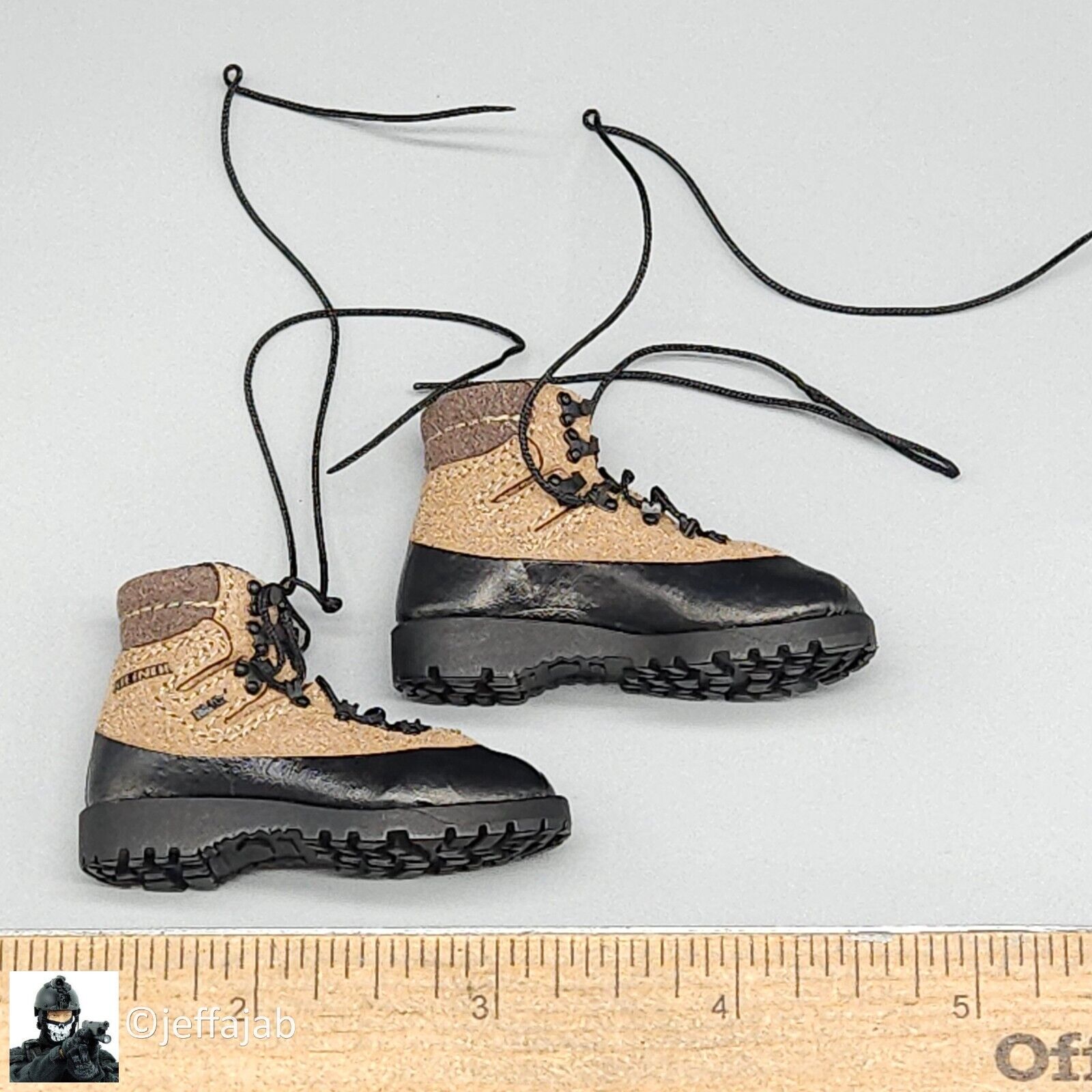 1:6 scale Soldier Story German KSM VBSS GTX Boots (Foot Type) for 12" Figures