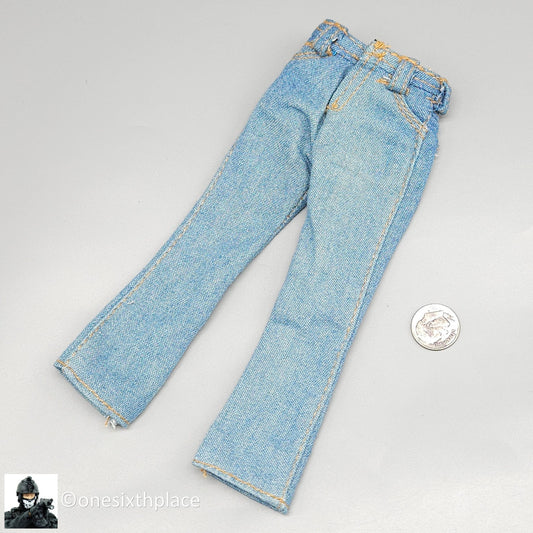 1:6 scale Dragon Dectective Chow Mens Blue Jeans Pants for 12" Figures Vietnam