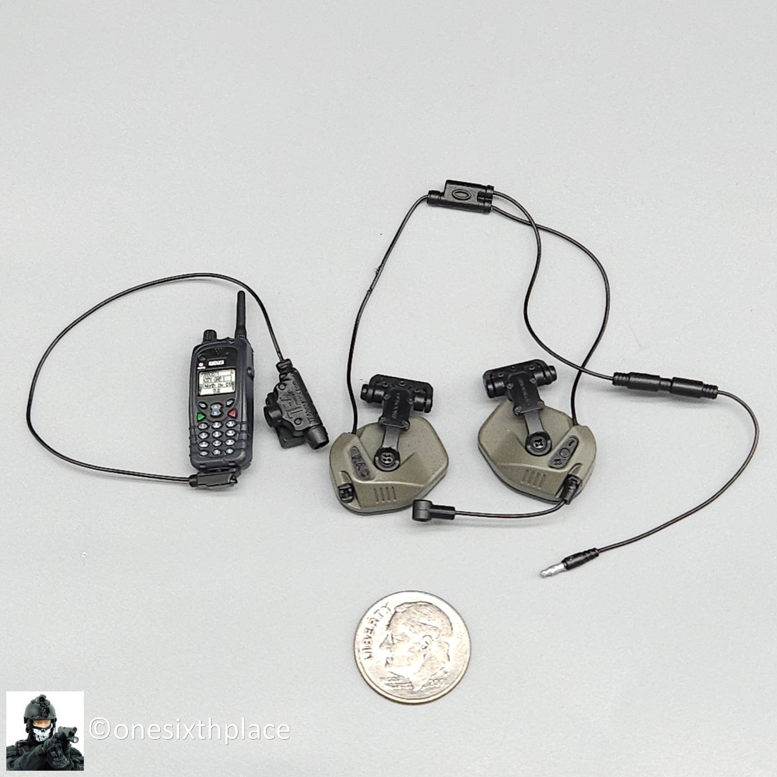 1:6 scale Easy & Simple PMC Weapon Specialist SPECIAL Radio w/ Headset