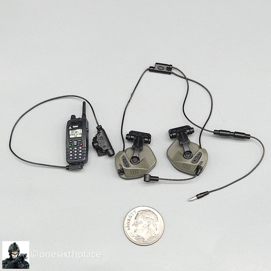 1:6 scale Easy & Simple PMC Weapon Specialist SPECIAL Radio w/ Headset