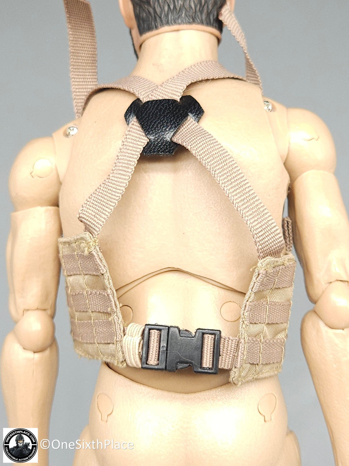1:6 scale BBI Tan MOLLE Chest Rig for 12" Figures