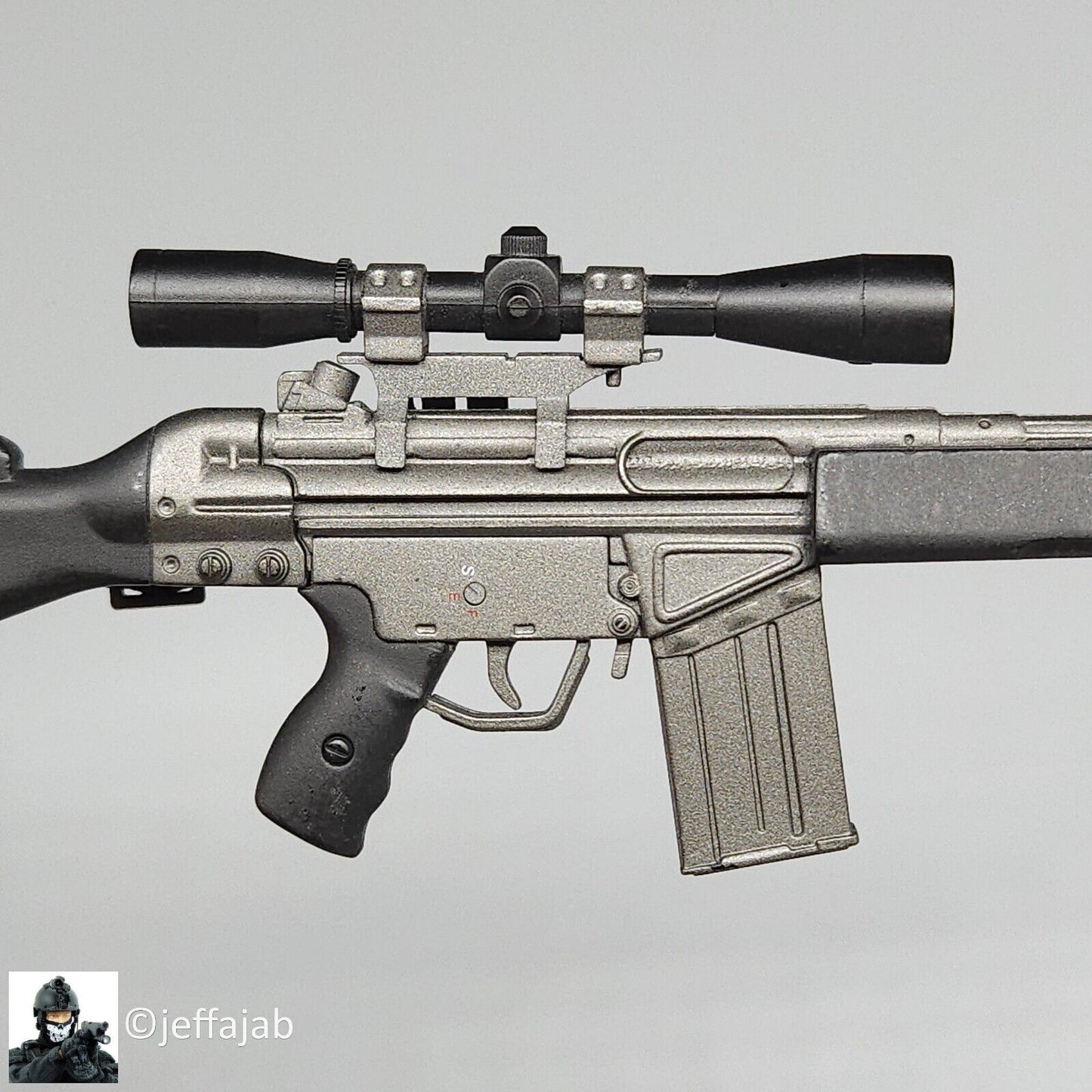 1:6 scale Dragon HK SDU G3 HK41 Sniper Rifle for 12" Figures