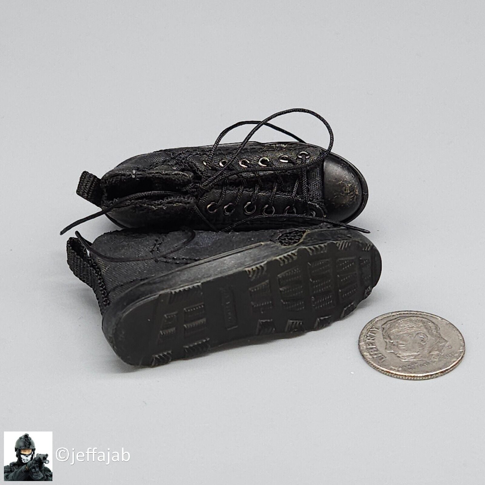 1:6 scale Easy & Simple ZERT Deathridge Remastered Black Urban Boots 12" Figures