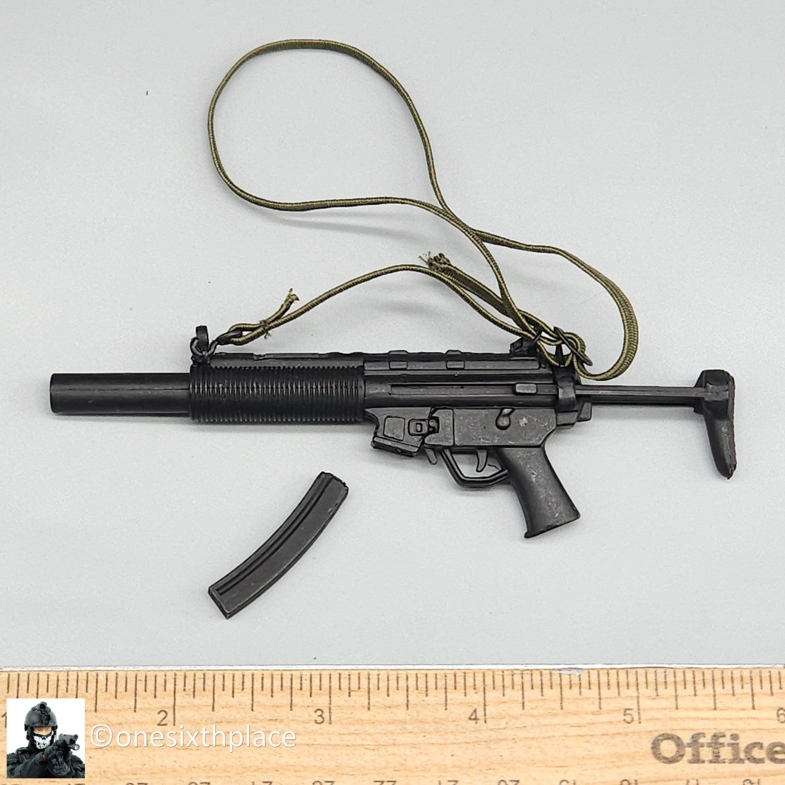 1:6 Ultimate Soldier Custom MP5 w/ Silencer for 12" Figures