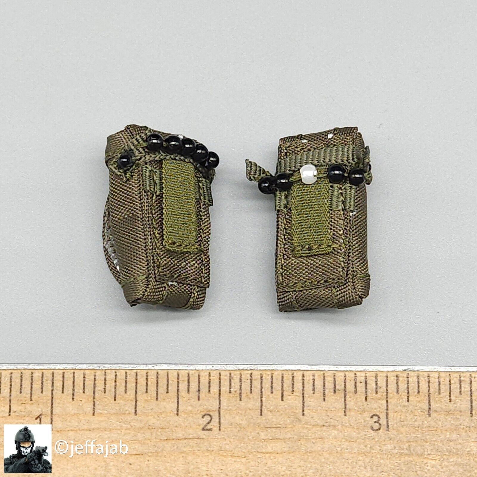 1:6 scale Easy & Simple 13th MEU Maritime Raid Force Flotation Pouches (x2)