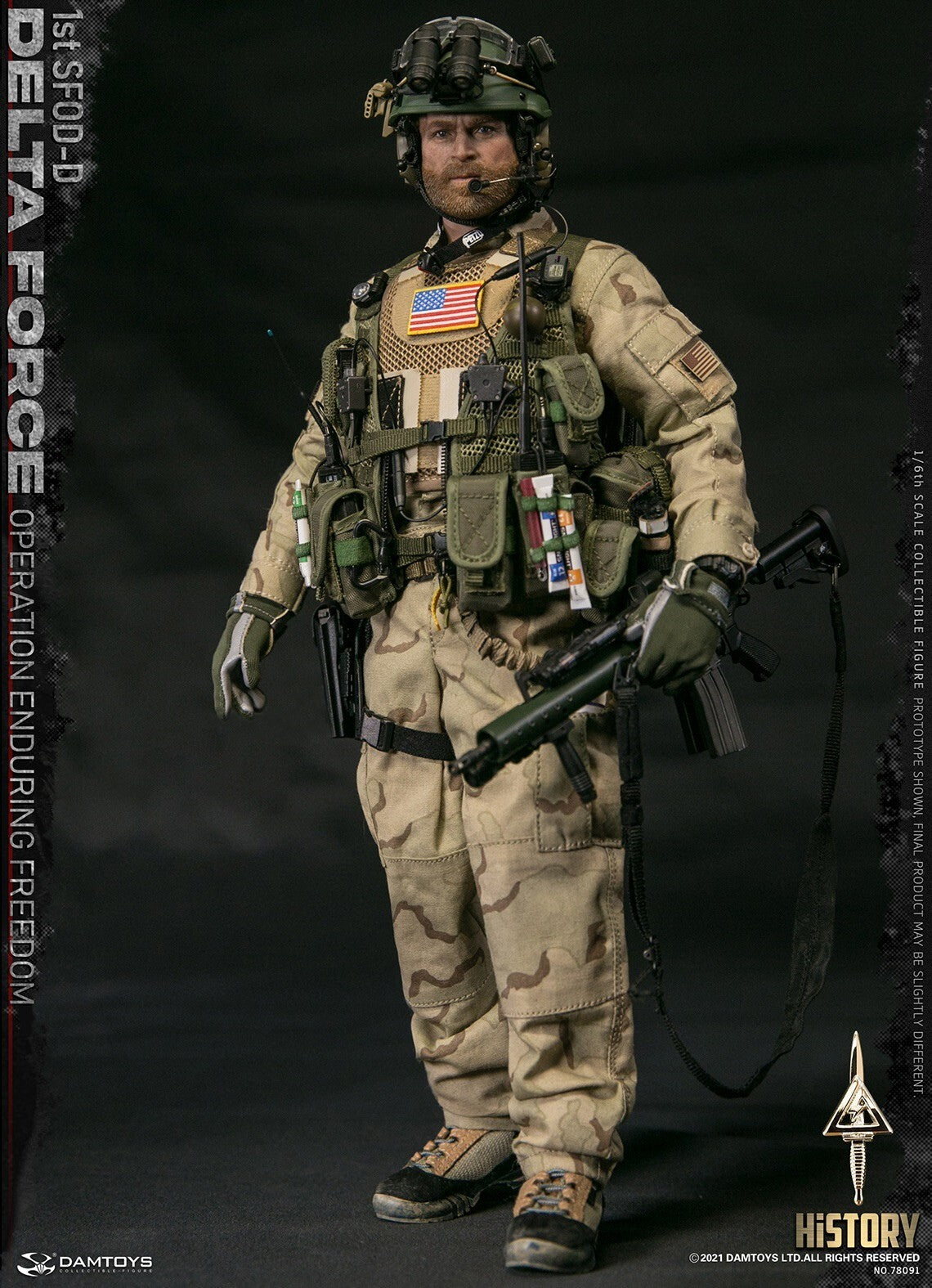 1:6 scale Damtoys 1st SFOD-D Enduring Freedom Retention Lanyard for 12" Figures