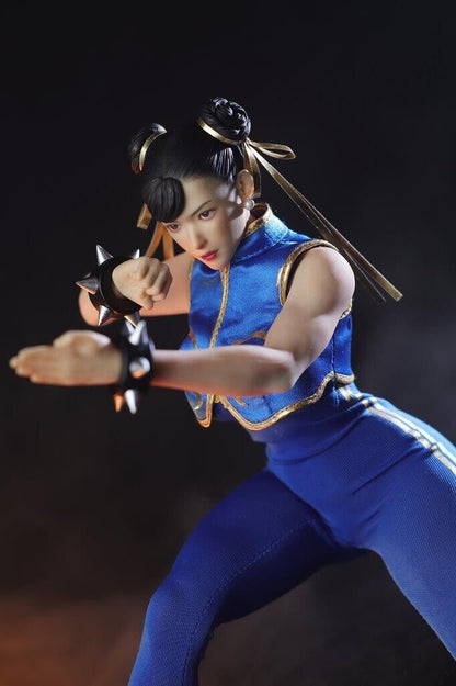 1:6 scale Star Man Female Fighter Li Blue Jumpsuit Version 12" Action Figure