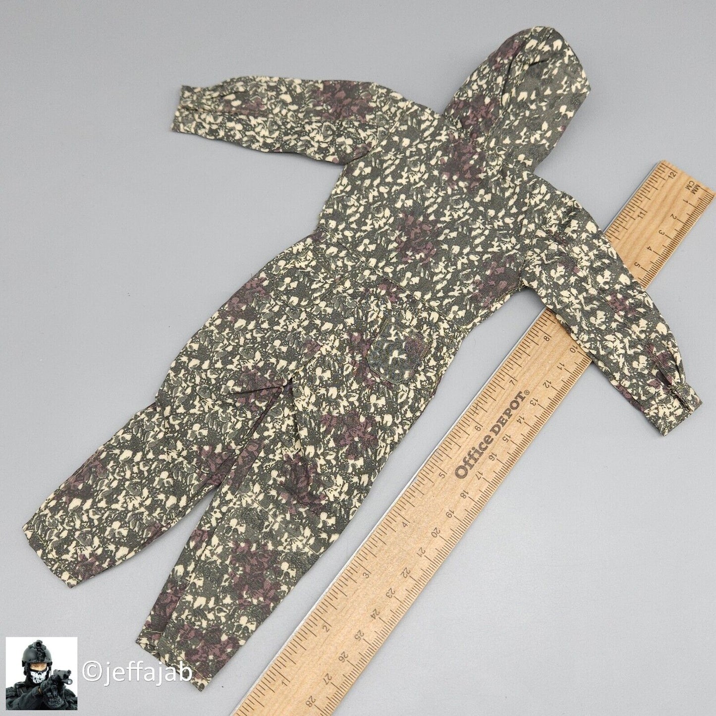 1:6 Dragon WWII Russian Scout Vladimir Camouflage Coveralls Uniform 12" Figure