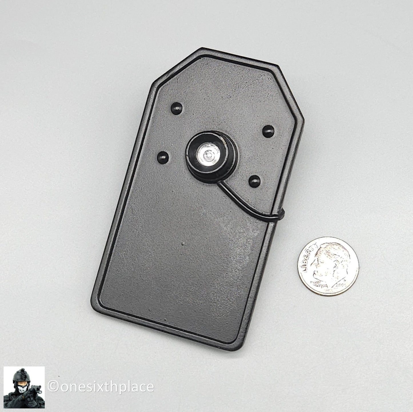 1:6 scale BBI GSG-9 Konrad Metal Small Riot Shield for 12" Figures