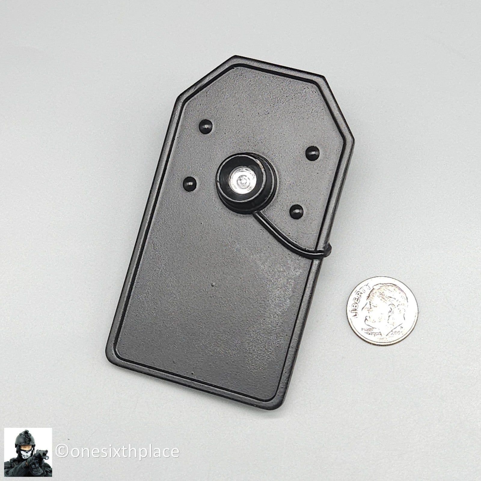 1:6 scale BBI GSG-9 Konrad Metal Small Riot Shield for 12" Figures