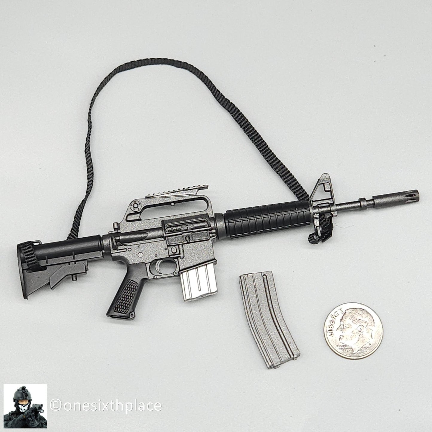 1:6 scale ZY Toys XM177 Rifle Carbine for 12" Figures Vietnam Delta SEAL