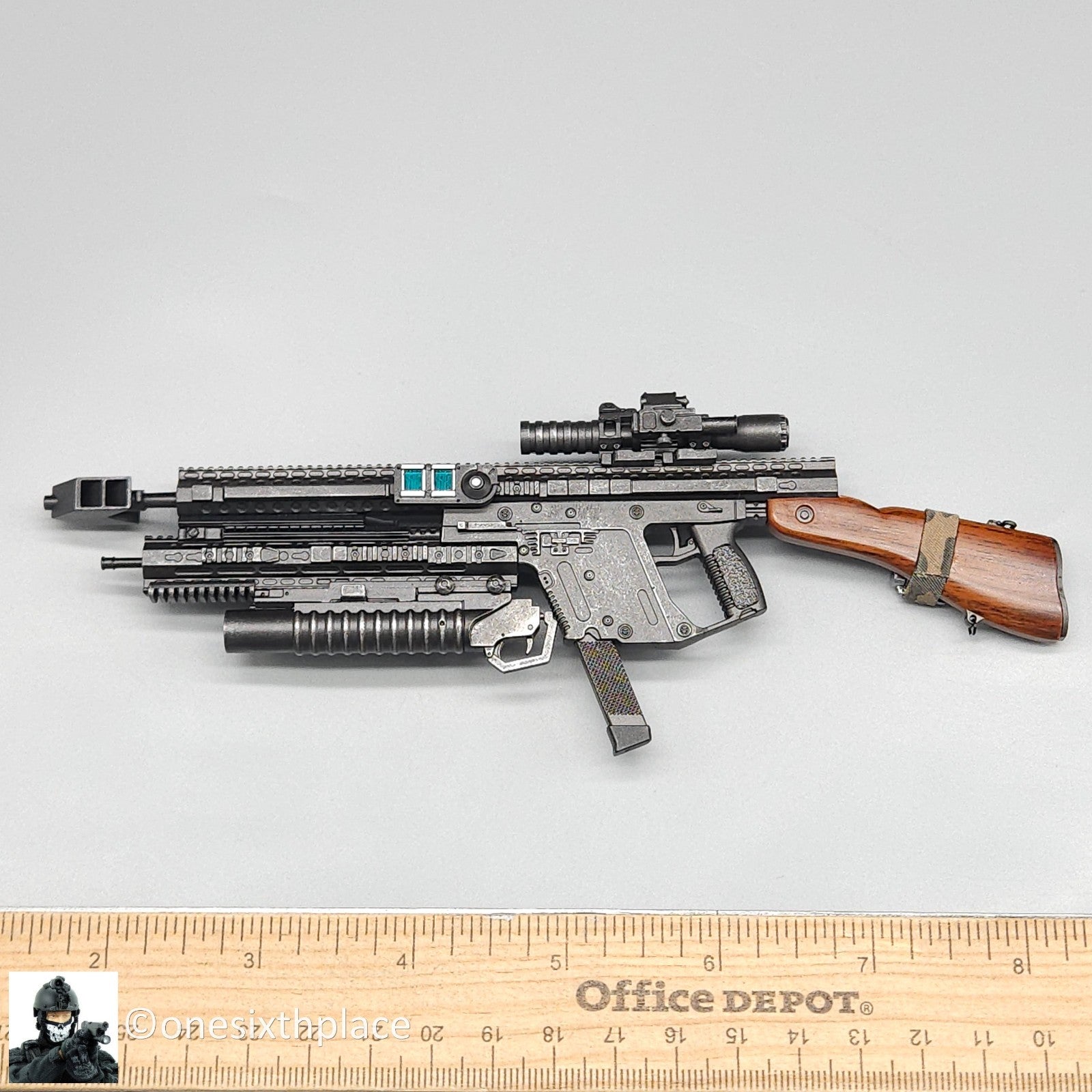1:6 scale Hot Toys Deadpool 2 Cable Heavy Machine Gun for 12" Figures MMS583