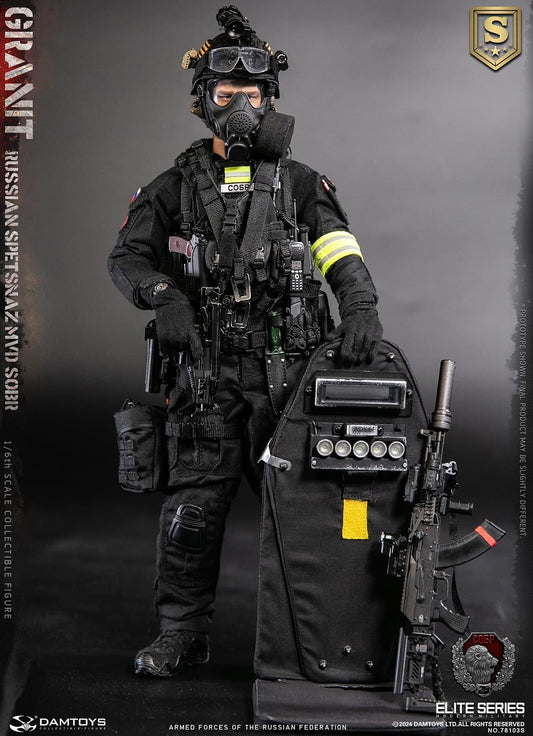 1:6 scale DamToys Russian Spetsnaz MVD SOBR GRANIT SPECIAL VER 12" Figure 78103S