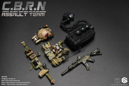 1:6 Easy & Simple CBRN Assault Team Wrist Map Pouch for 12" Figures